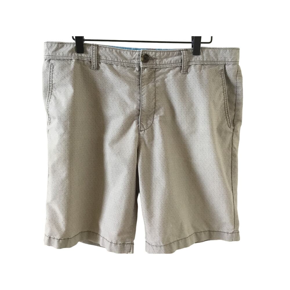 Penquin Mens Khaki Chino Printed Shorts Mens size 38